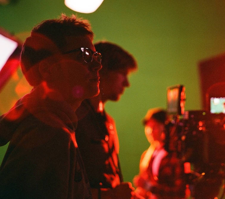 Al Benoit on set.